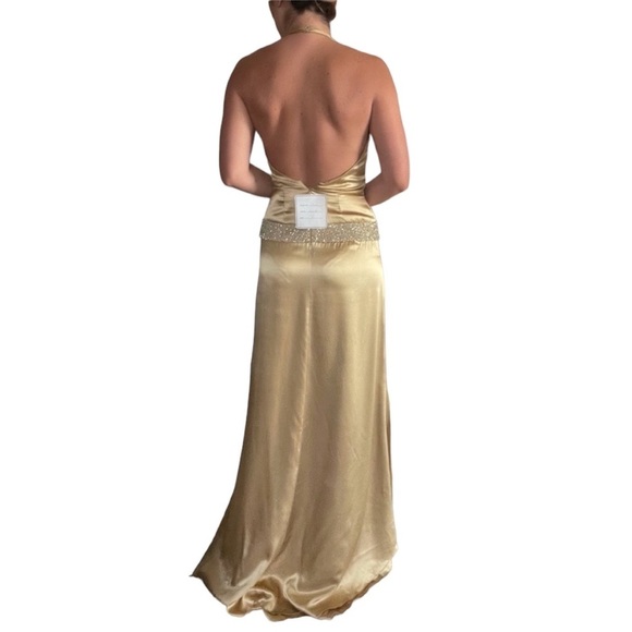 Jovani Halter Backless Dress - Picture 5 of 8